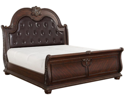 homelegance-cavalier-king-sleigh-bed-in-dark-cherry-1757k-1ek