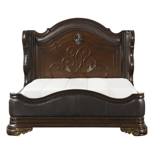 homelegance-royal-highlands-king-upholstered-panel-bed-in-rich-cherry-1603k-1ek