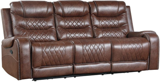 homelegance-furniture-putnam-double-reclining-sofa-with-drop-down-in-brown-9405br-3