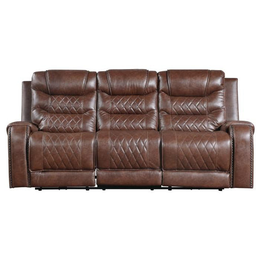 homelegance-furniture-putnam-double-reclining-sofa-with-drop-down-in-brown-9405br-3