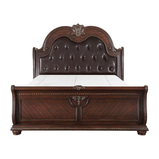 homelegance-cavalier-queen-sleigh-bed-in-dark-cherry-1757-1