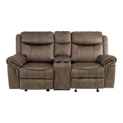 homelegance-furniture-aram-double-glider-reclining-loveseat-in-dark-brown-8206nf-2