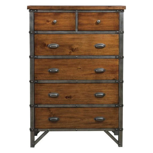 homelegance-holverson-chest-in-rustic-brown-gunmetal-1715-9