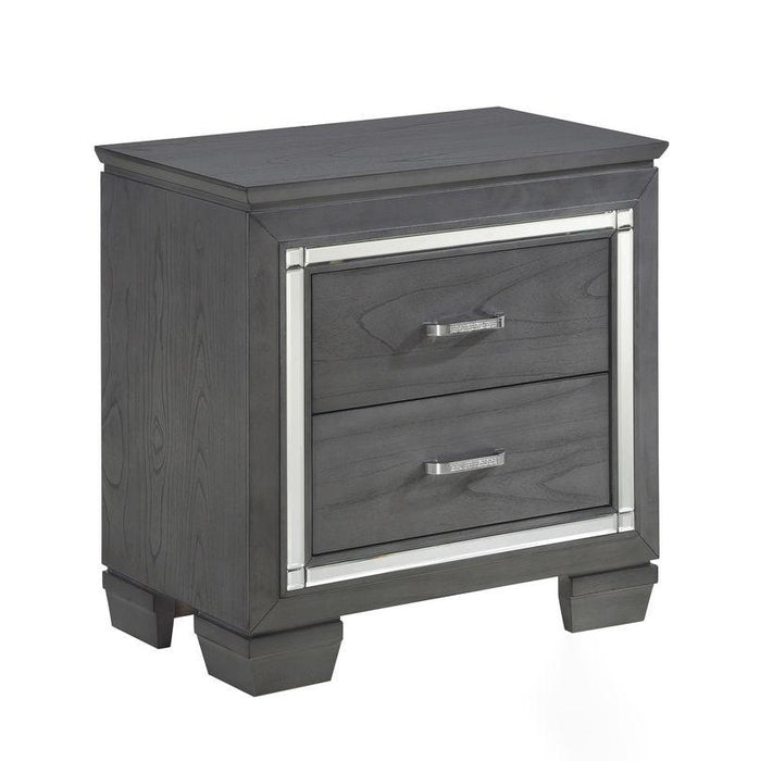 Allura Nightstand in Gray 1916GY-4