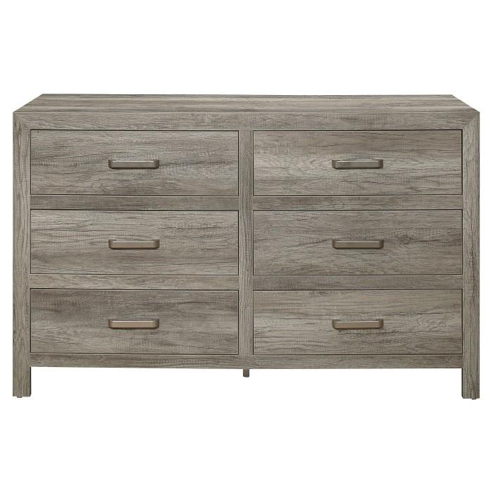 Mandan 6 Drawer Dresser in Weathered Gray 1910GY-5 image