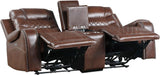 homelegance-furniture-putnam-power-double-reclining-loveseat-in-brown-9405br-2pw