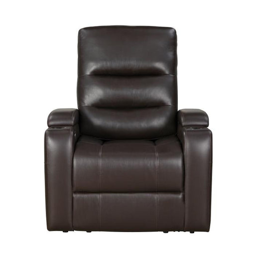 8559brw-1pwh-power-reclining-chair-with-power-headrest-receptacle-cup-holder-storage-arms-and-led-light