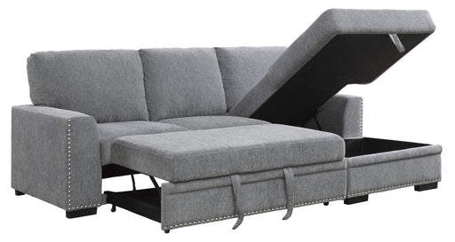 homelegance-furniture-morelia-2pc-sectional-with-pull-out-bed-and-right-chaise-in-dark-gray-9468dg-2rc2l