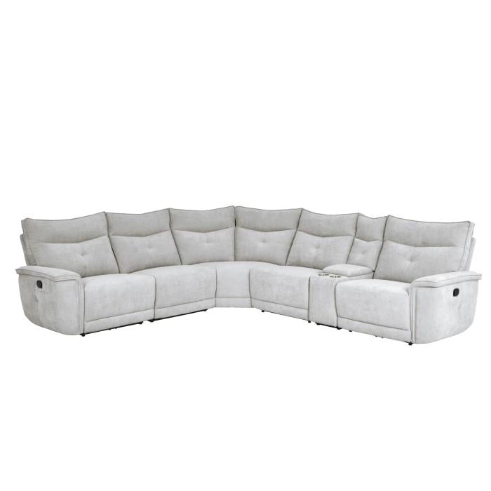 9509MGY6LRRR - (6)6-Piece Modular Reclining Sectional image