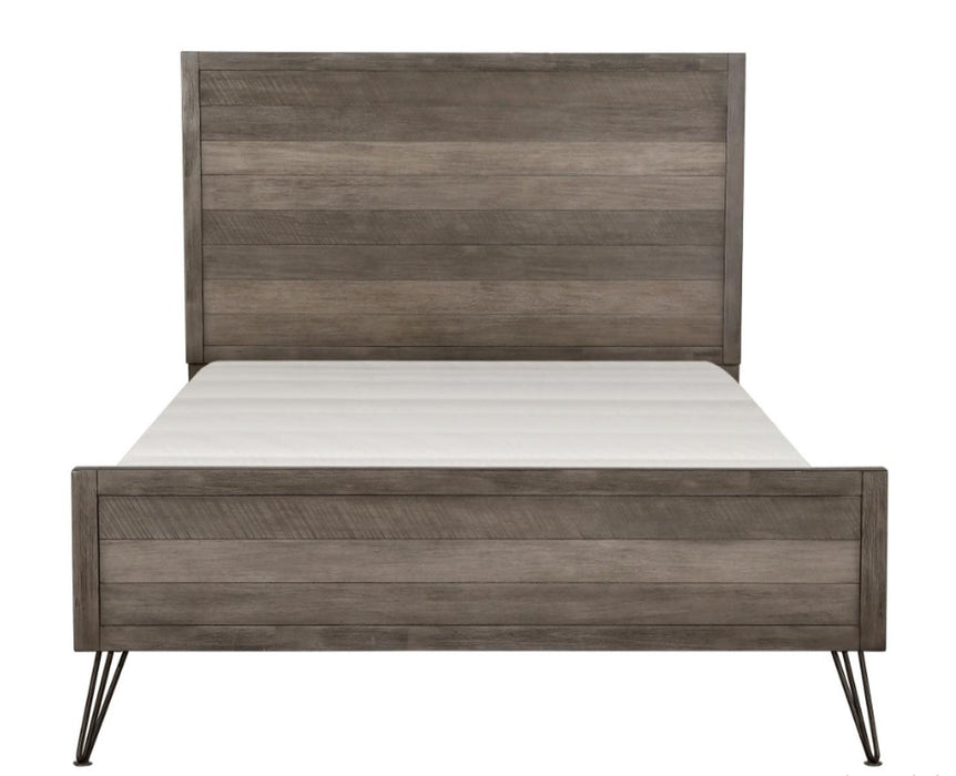 Urbanite Queen Panel Bed in Tri-tone Gray 1604-1