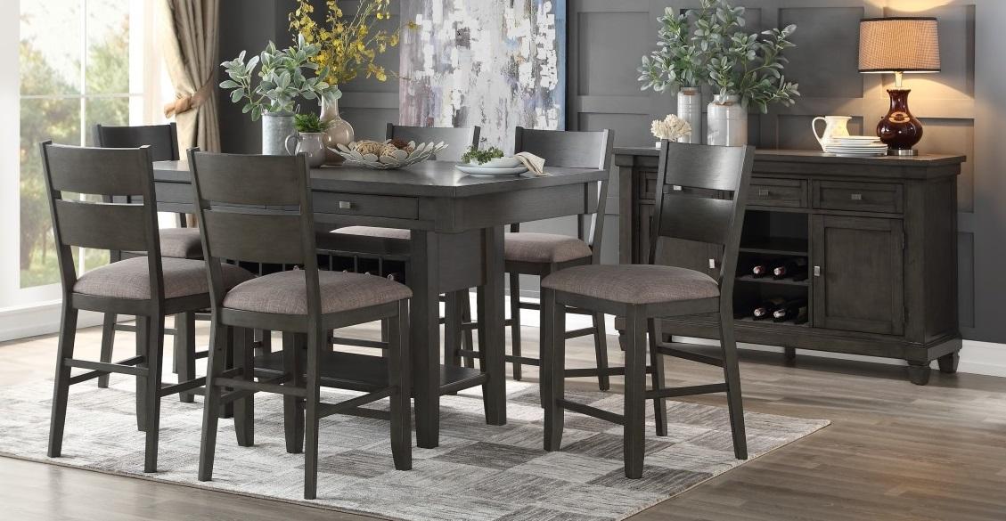 Baresford Counter Height Table in Gray 5674-36