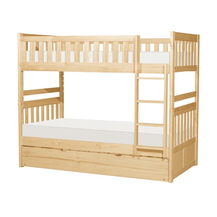 B2043-1R - (4) Twin/Twin Bunk Bed with Twin Trundle image