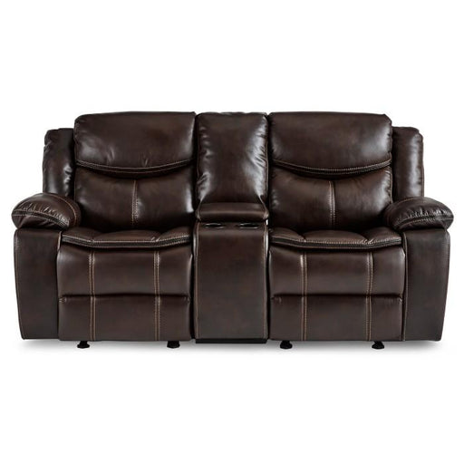 homelegance-furniture-bastrop-double-glider-reclining-loveseat-w-center-console-in-brown-8230brw-2