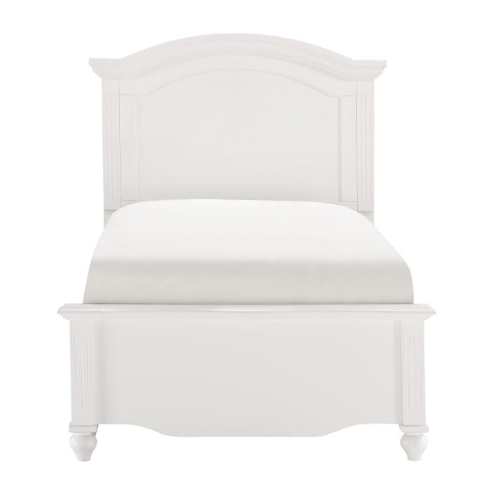 Homelegance Meghan Twin Panel Bed in White 2058WHT-1 image