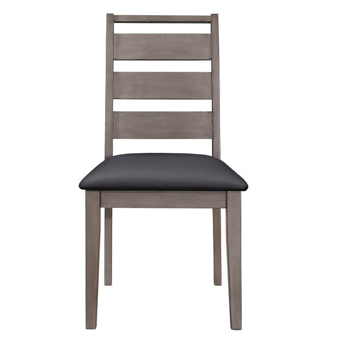 Woodrow Side Chair, Black PU image