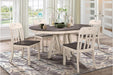 homelegance-clover-round-dining-table-in-white-and-gray-5656-66