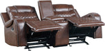 homelegance-furniture-putnam-double-glider-reclining-loveseat-in-brown-9405br-2