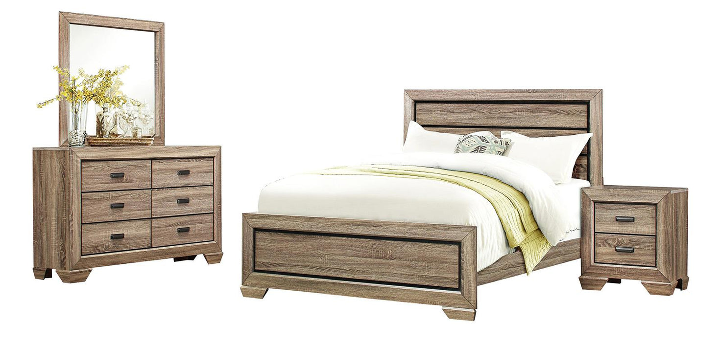 Beechnut Queen Panel Bed in Natural 1904-1