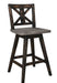 homelegance-amsonia-swivel-counter-height-chair-in-gray-and-black-set-of-2