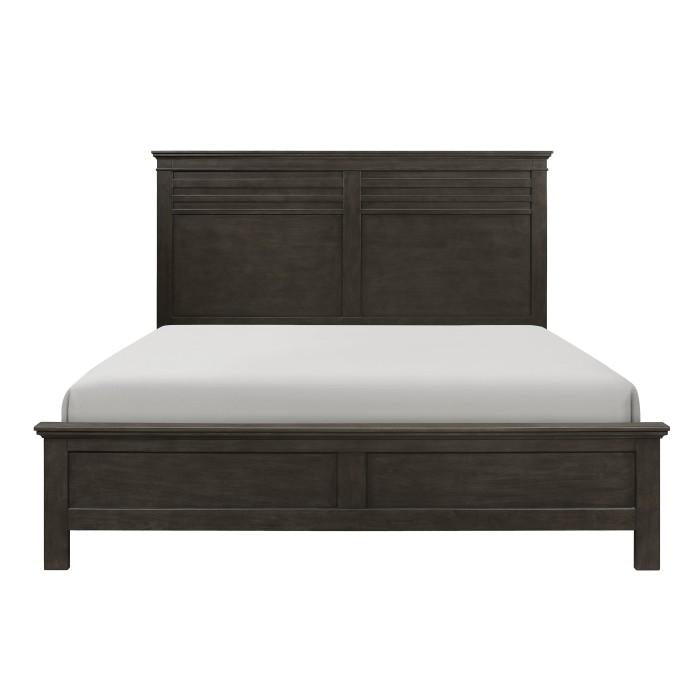 Blaire Farm King Panel Bed in Saddle Brown Wood 1675K-1EK image