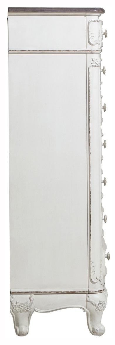 homelegance-cinderella-7-drawer-tall-chest-antique-white-with-grey-rub-through-1386nw-12