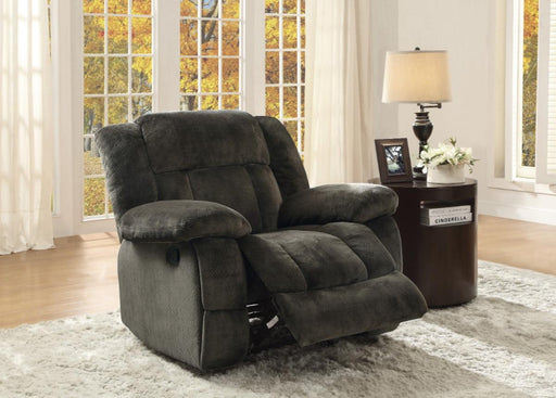 homelegance-furniture-laurelton-glider-reclining-chair-in-chocolate-9636-1