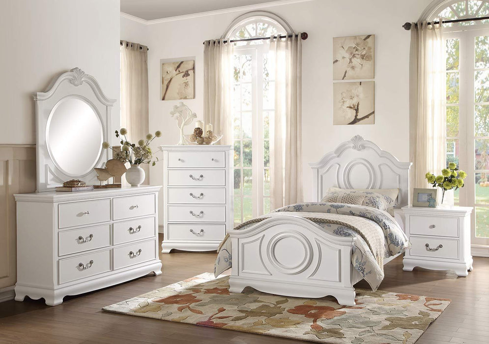 Lucida Mirror in White 2039W-6