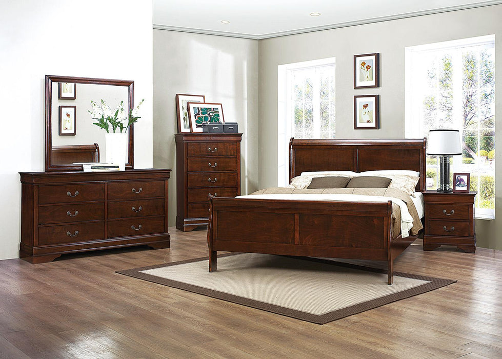 Mayville 6 Drawer Dresser in Brown Cherry 2147-5