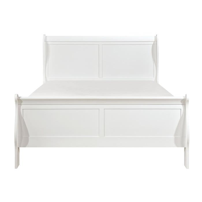 Mayville Queen Sleigh Bed in White 2147W-1 image