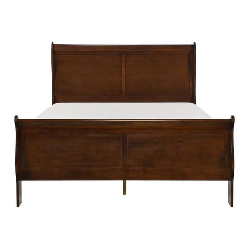 homelegance-mayville-queen-sleigh-bed-in-brown-cherry-2147-1