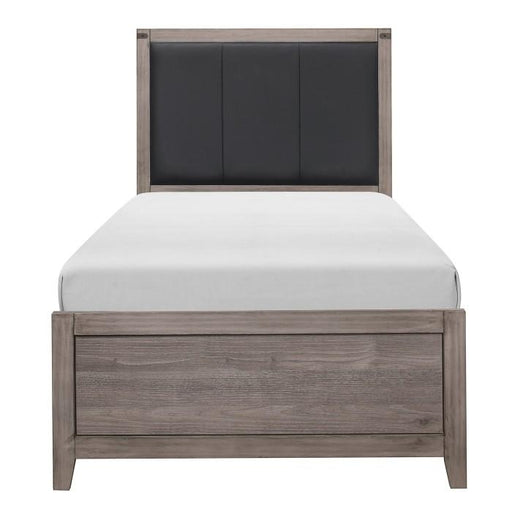 homelegance-woodrow-twin-panel-bed-in-gray-2042t-1