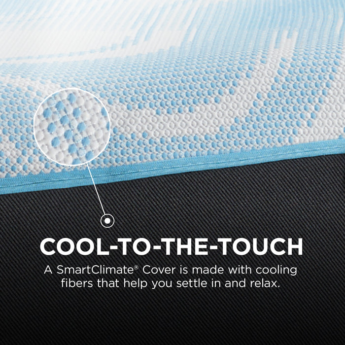 Tempur-Pedic® LuxeBreeze® Split Head King Sleep System Firm