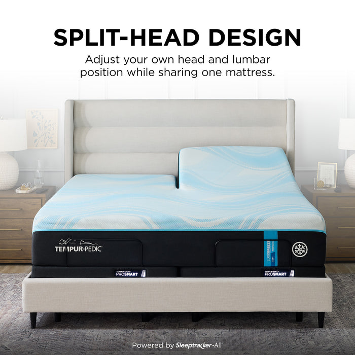 Tempur-Pedic® LuxeBreeze® Split Head King Sleep System Soft