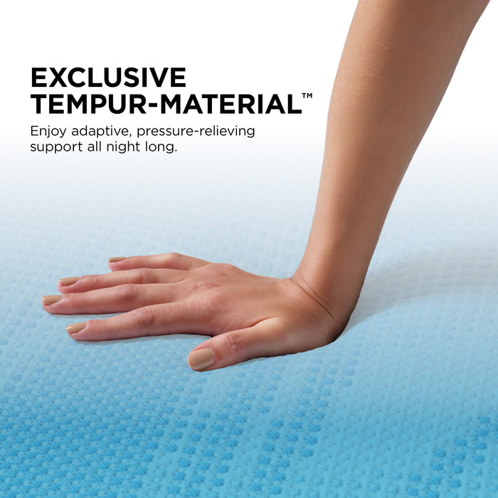 Tempur-Pedic® LuxeBreeze® Split Head King Sleep System Medium Hybrid