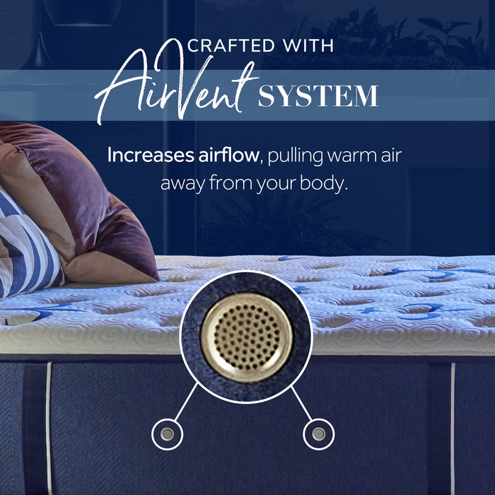 Stearns & Foster® Studio Medium - Euro Pillowtop