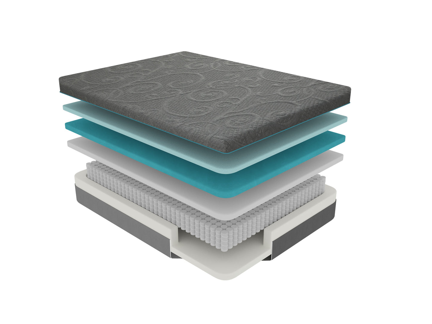 QUEEN 14'' Gel-Infused Memory Foam Hybrid-Mira Collection