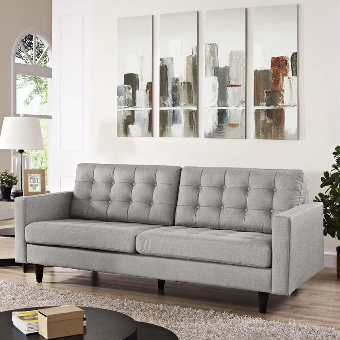 Empress Upholstered Fabric Sofa