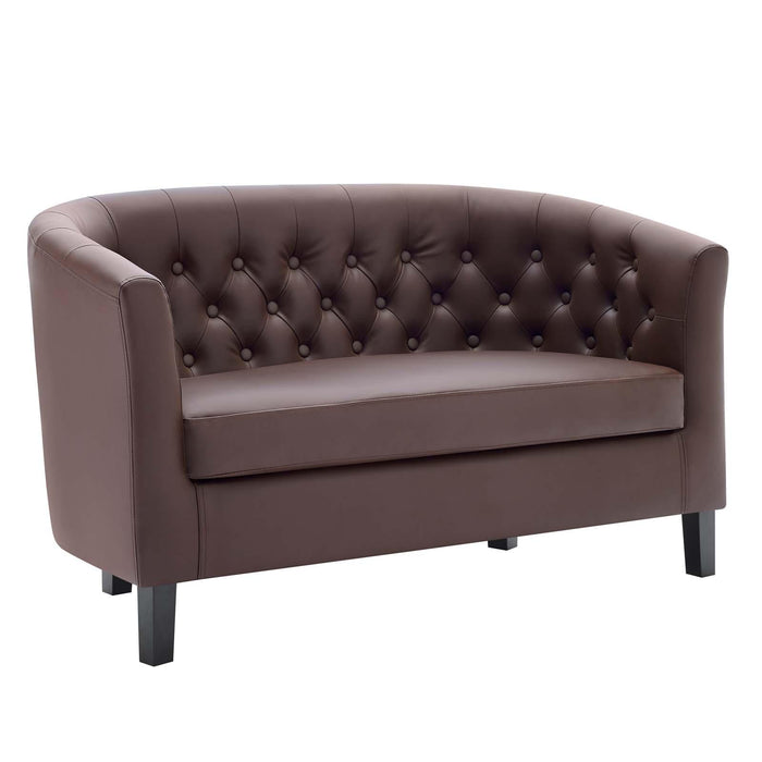 Prospect Upholstered Vinyl Loveseat