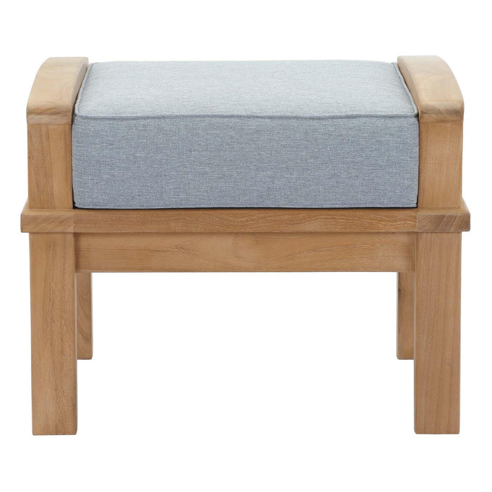 Marina Outdoor Patio Teak Ottoman