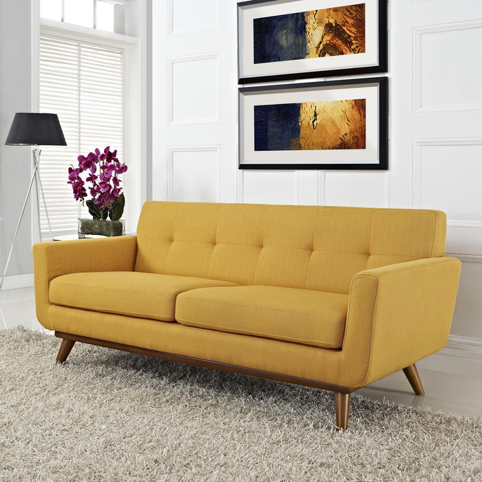 Engage Upholstered Fabric Loveseat