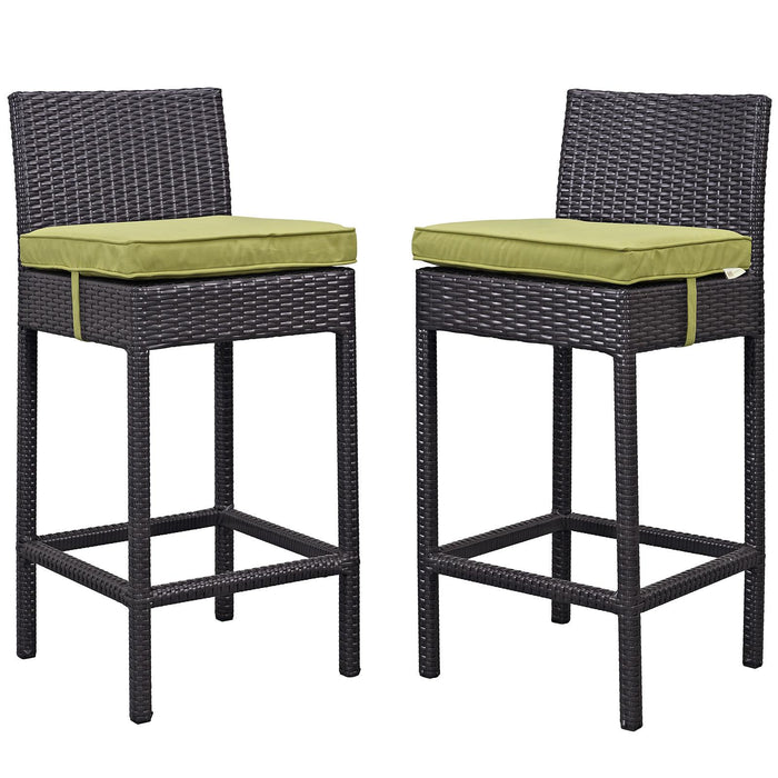 Lift Bar Stool Outdoor Patio Set of 2