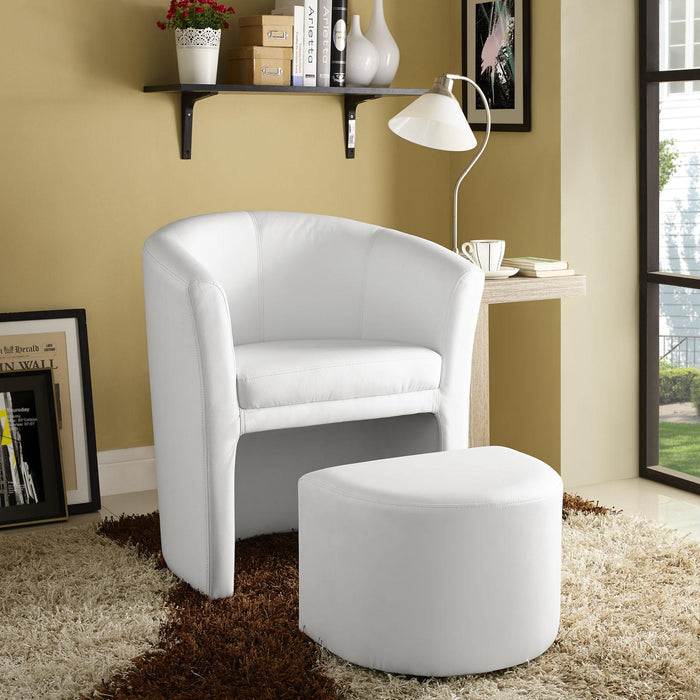 Divulge Armchair and Ottoman