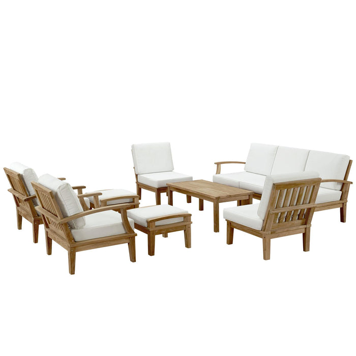 Marina 10 Piece Outdoor Patio Teak Set