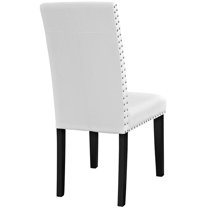 Parcel Dining Faux Leather Side Chair