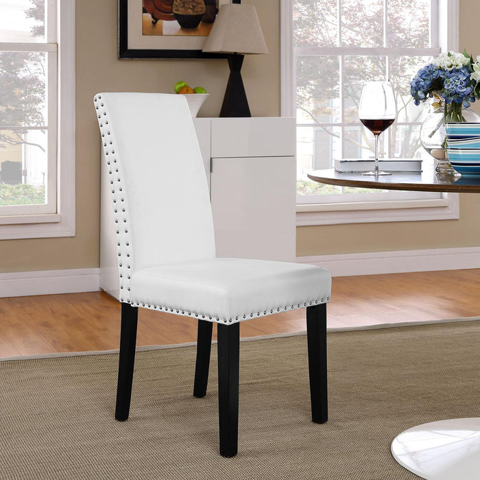 Parcel Dining Faux Leather Side Chair