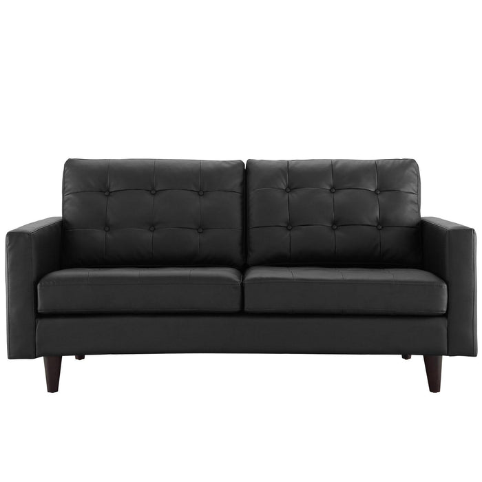 Empress Bonded Leather Loveseat image