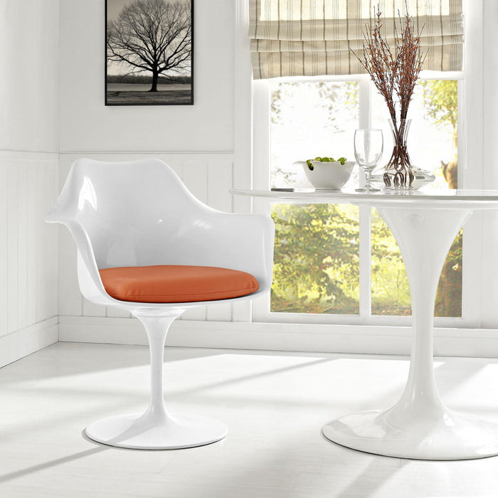 Lippa Dining Vinyl Armchair