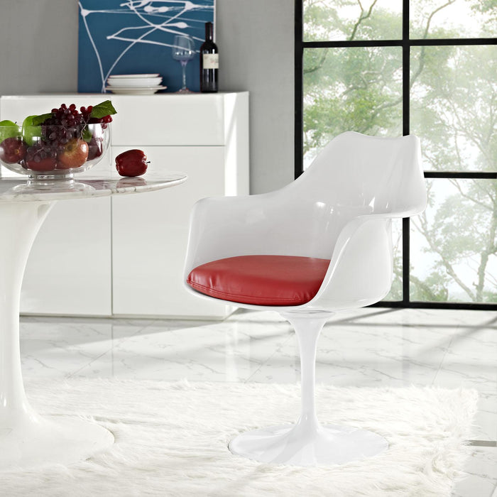 Lippa Dining Vinyl Armchair