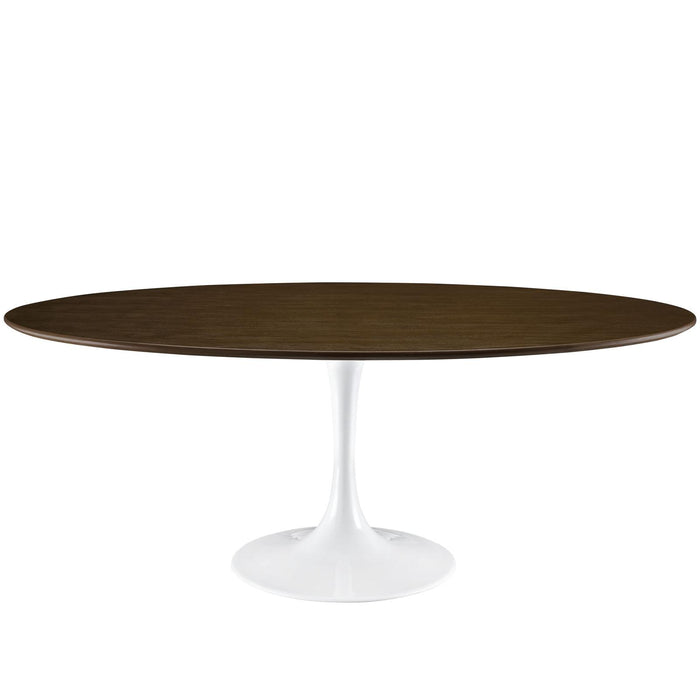 Lippa 78" Oval Wood Dining Table image