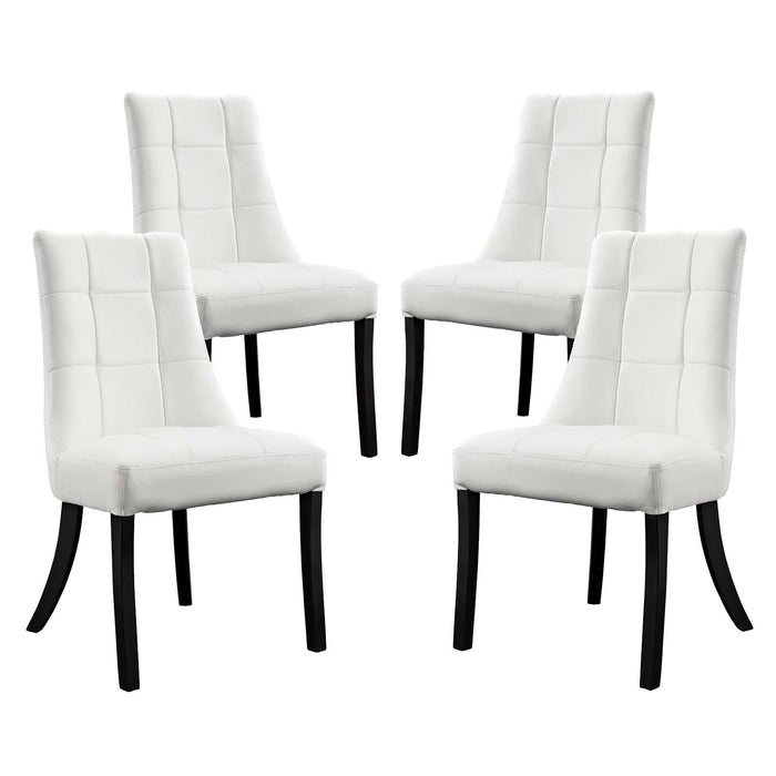 Noblesse Dining Chair Vinyl Set of 4